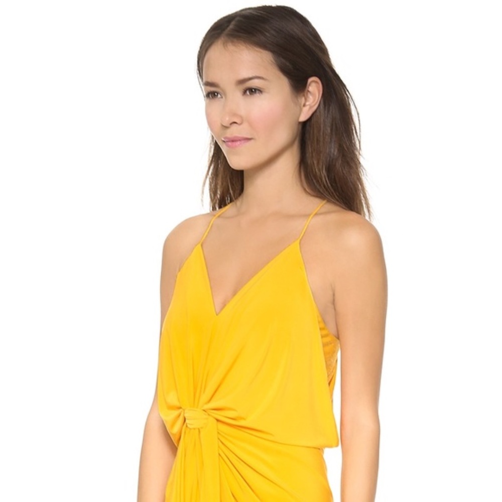 Tbags Misa Los Angeles Yellow Dress, Size Small